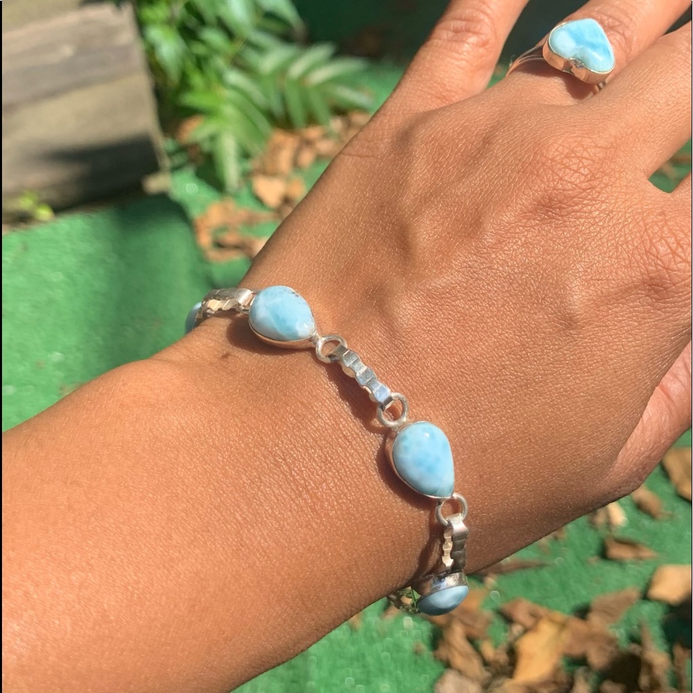 Larimar bracelet